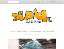 Tablet Screenshot of ablanckcanvas.com